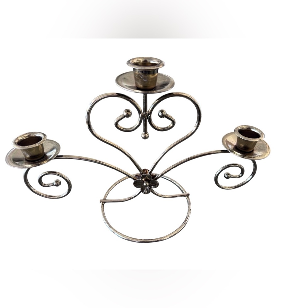 Elegant Gold Plated Candelabra